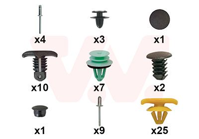 Set montaj, usa VAN WEZEL 7622799