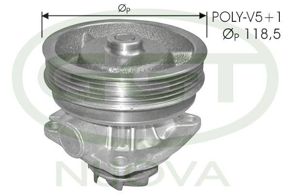 Pompă de apă, răcire motor GGT PA10710