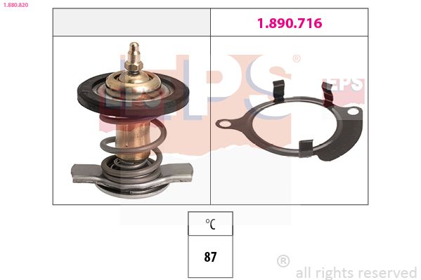 Termostat, chladivo EPS 1.880.820