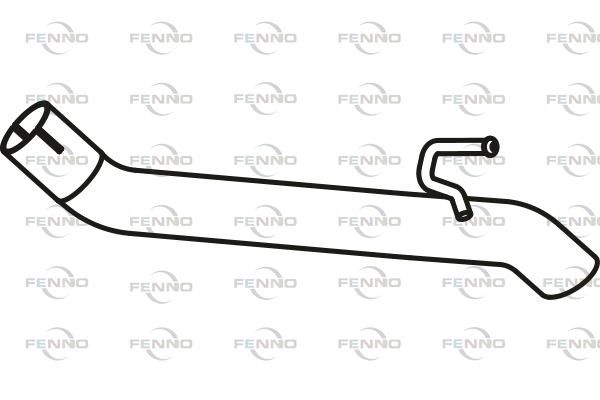 Rura wydechowa FENNO P23014