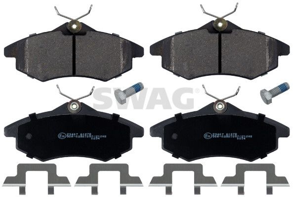 Levně Sada brzdových destiček, kotoučová brzda SWAG 64 91 6590