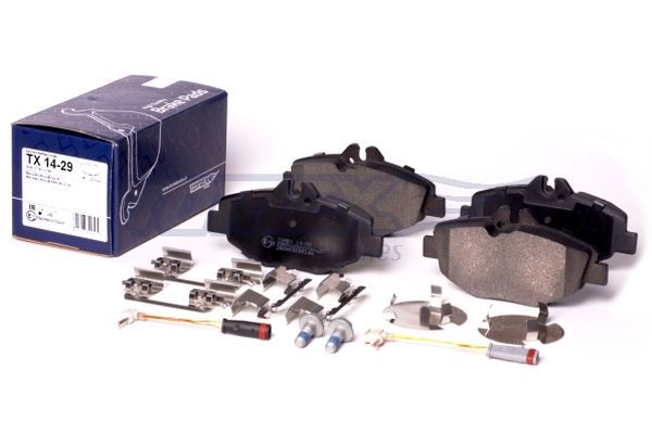 Levně Sada brzdových destiček, kotoučová brzda TOMEX Brakes 14-29
