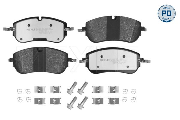 set placute frana,frana disc MEYLE -PD: Advanced performance and design. 025 265 1020/PD