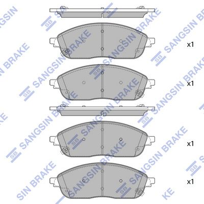set placute frana,frana disc HI-Q SP4550