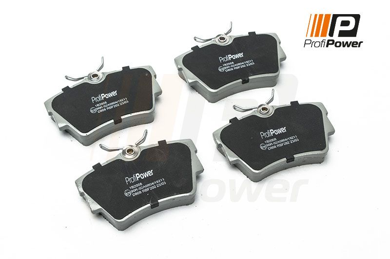 E-shop Sada brzdových platničiek kotúčovej brzdy ProfiPower 1B2008