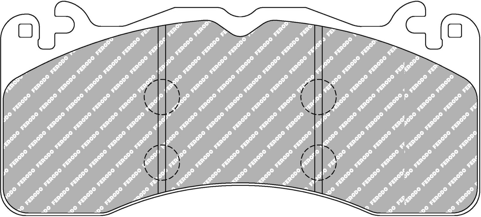 set placute frana,frana disc FERODO FCP4711Z