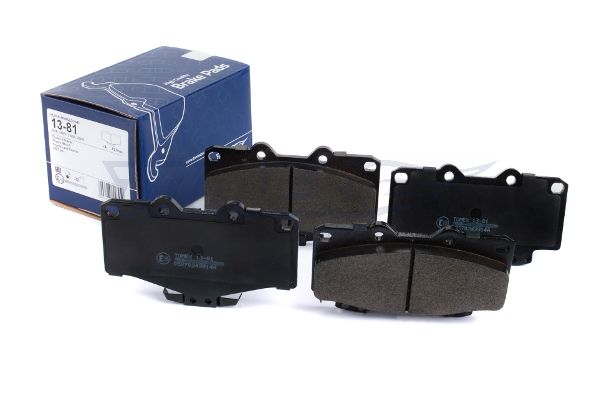 Levně Sada brzdových destiček, kotoučová brzda TOMEX Brakes 13-81