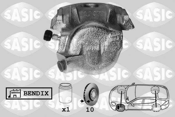 Zacisk hamulca SASIC SCA0128