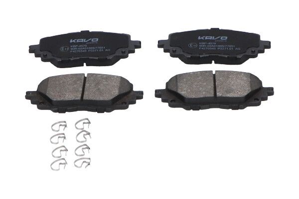 set placute frana,frana disc KAVO PARTS KBP-4576