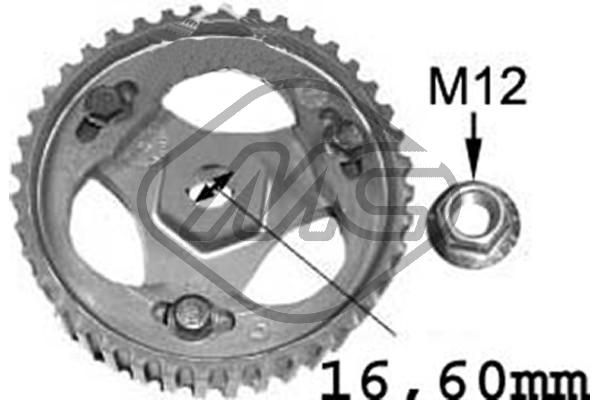 Koło zębate, pompa wtryskowa METALCAUCHO 05623