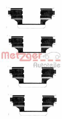 Set accesorii, placute frana METZGER 109-1656