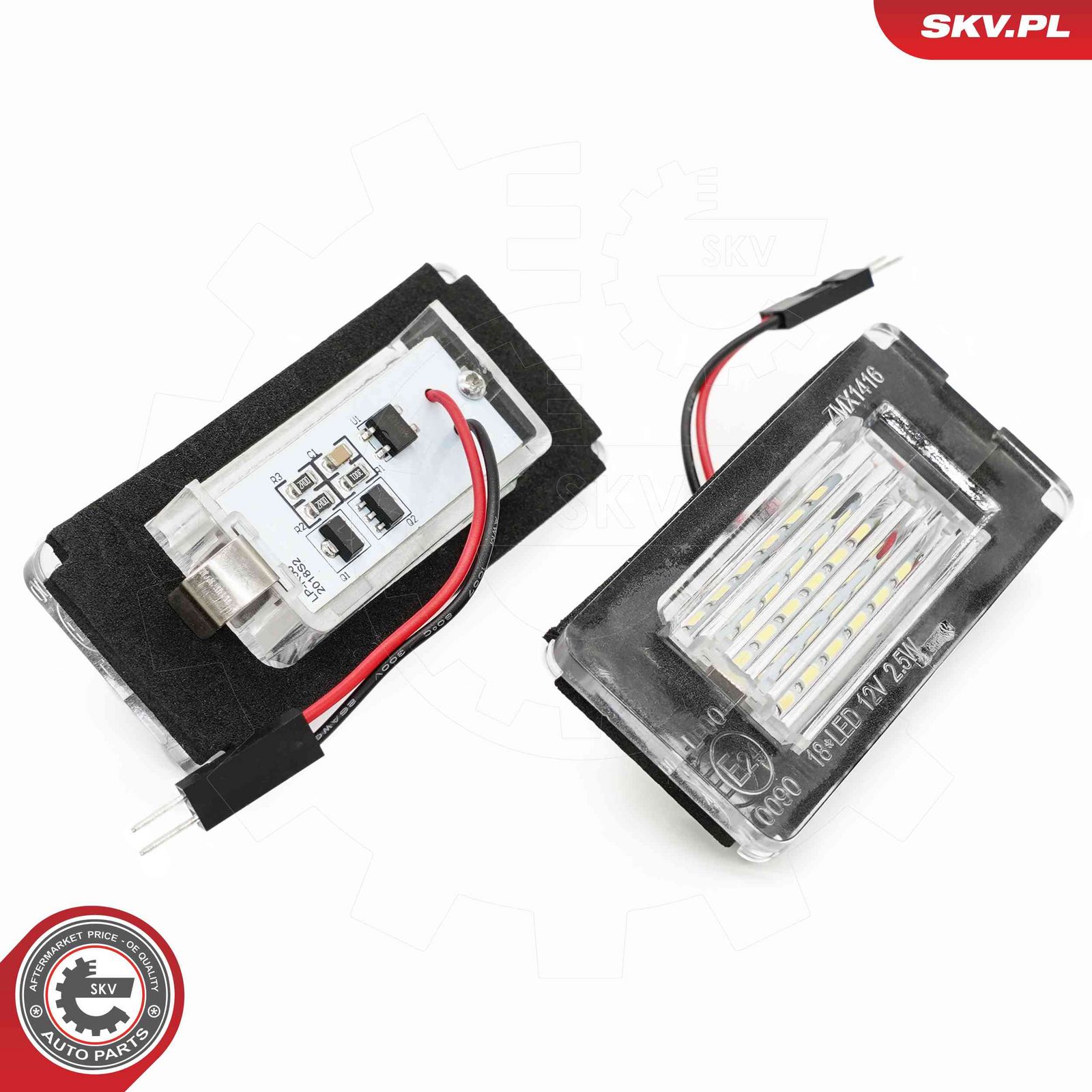 Iluminare numar de circulatie ESEN SKV 72SKV500