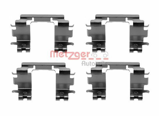 Set accesorii, placute frana METZGER 109-1670