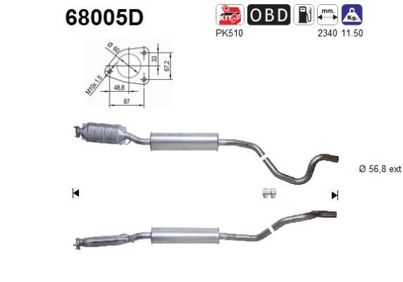 Katalizator AS 68005D