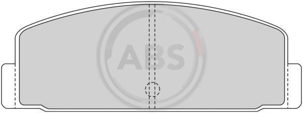 Zestaw klocków hamulcowych, hamulce tarczowe A.B.S. 36390