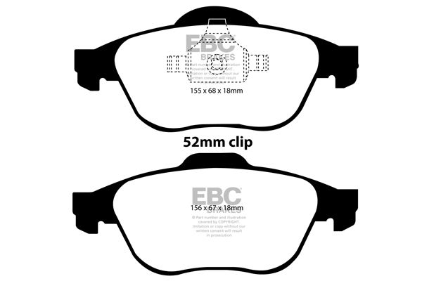set placute frana,frana disc EBC Brakes DP41394R