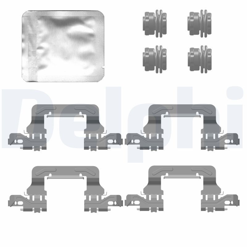 Zestaw akcesoriów, klocki hamulcowe DELPHI LX0778