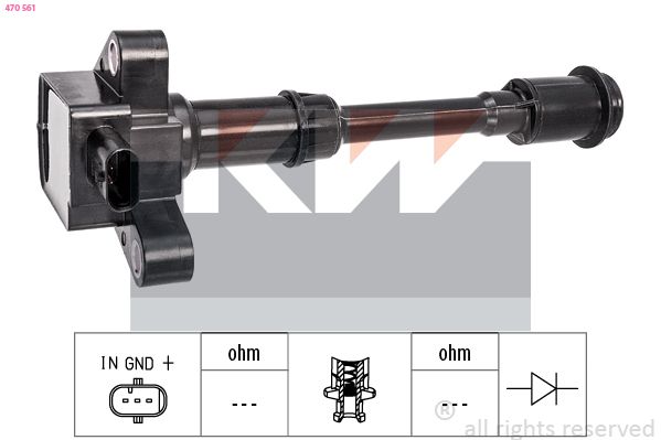 Cewka zapłonowa KW 470 561