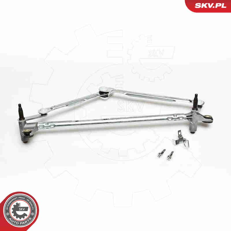 Система тяг и рычагов привода стеклоочистителя