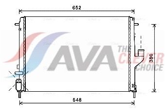 Radiateur, refroidissement du moteur