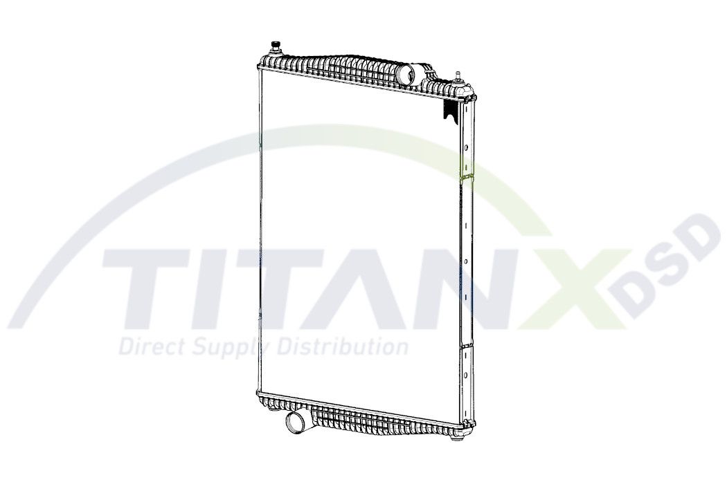 Radiator, racire motor TITANX RX609013