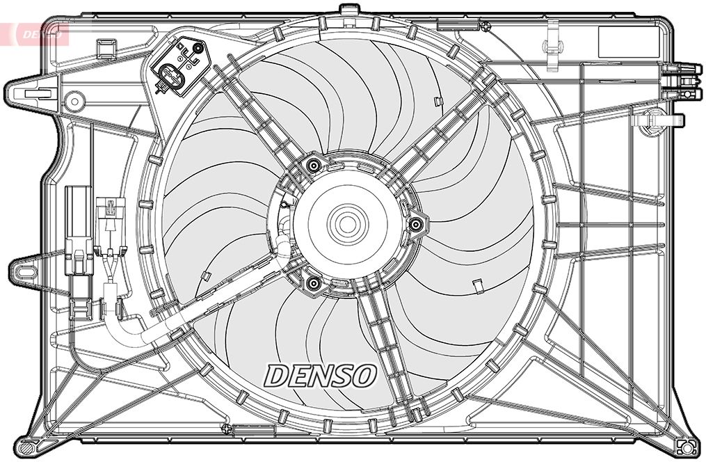 Ventilator, radiator DENSO DER09313