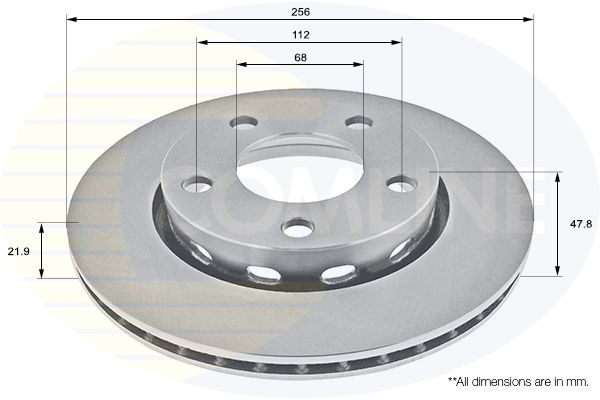 Tarcza hamulcowa COMLINE ADC1489V