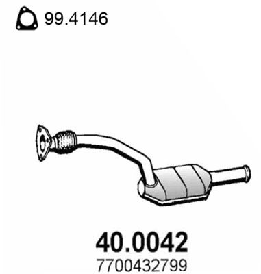 Katalizator ASSO 40.0042