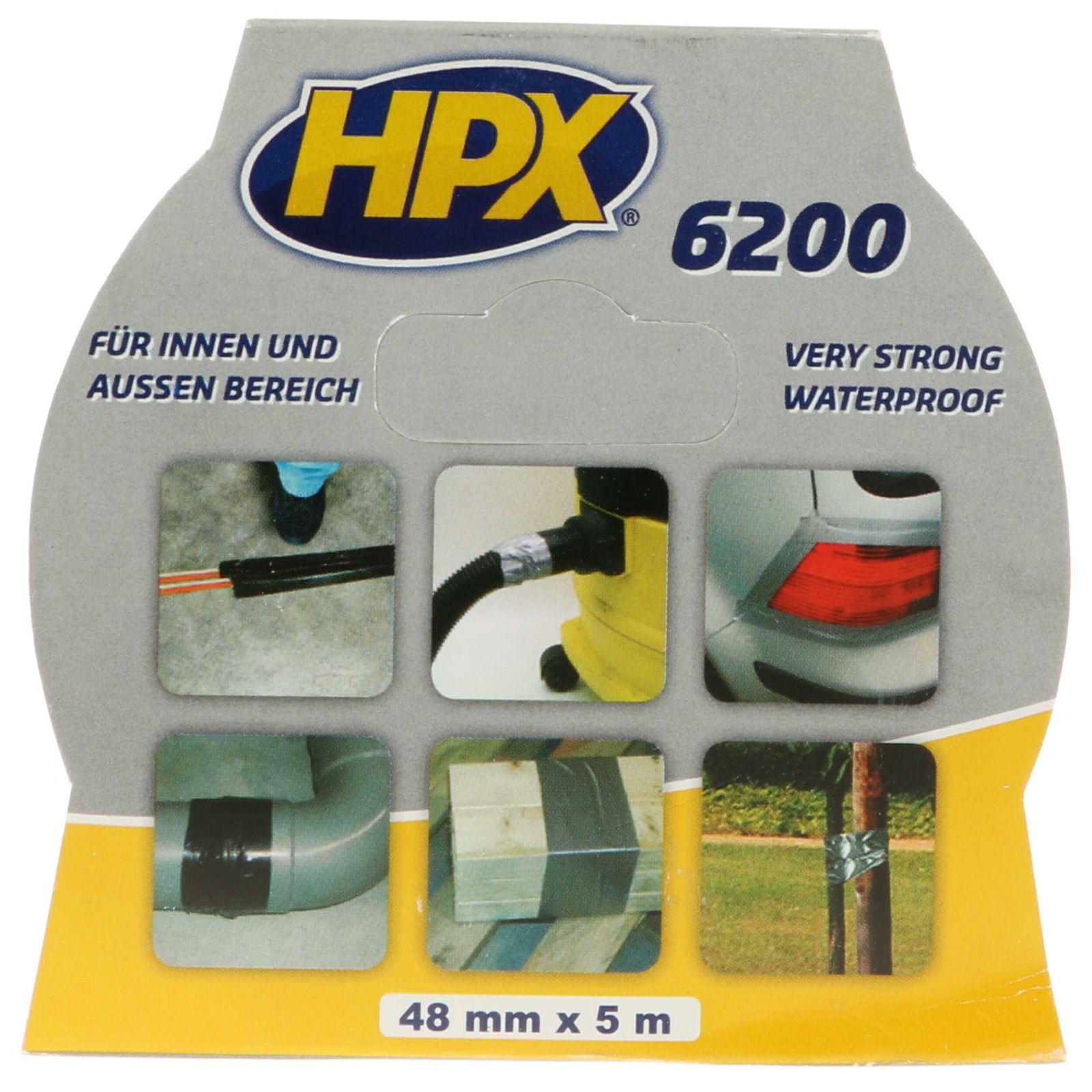 banda adeziva PRESTO Repair Tape 6200 black 48 mm x 5 m CS5005