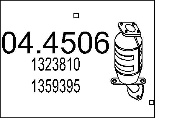 Katalizator MTS 1359395