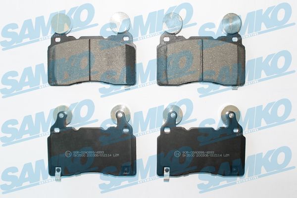 Sada brzdových destiček, kotoučová brzda SAMKO 5SP2114