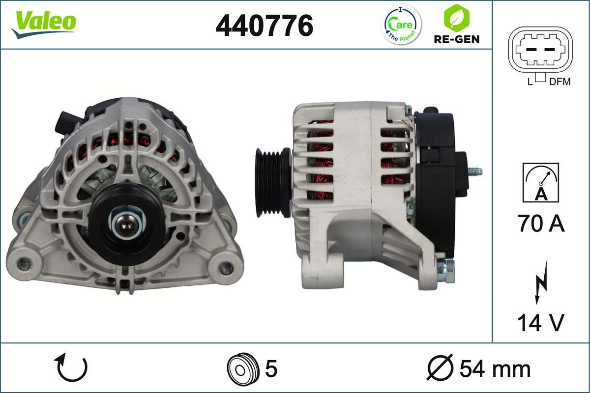 Generator / Alternator VALEO 440776