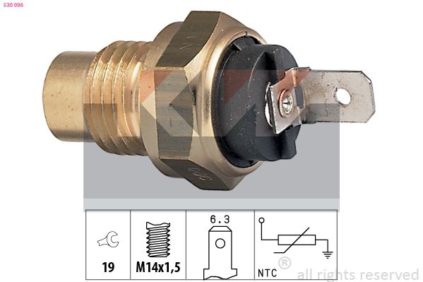 Czujnik, temperatura oleju KW 530 096