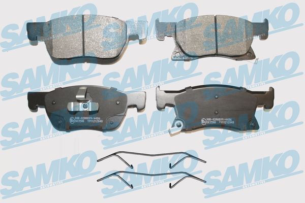 Sada brzdových destiček, kotoučová brzda SAMKO 5SP2048K