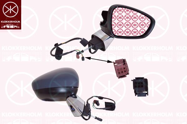Lusterko zewnętrzne KLOKKERHOLM 05321042