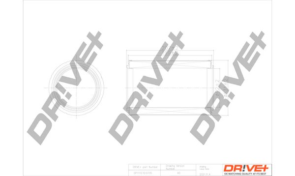 Filtr powietrza DR!VE+ DP1110.10.0735