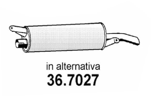 Tłumik końcowy ASSO 36.7027