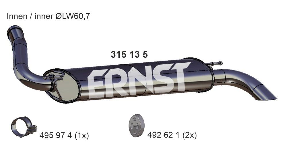 Toba esapament finala ERNST 315135