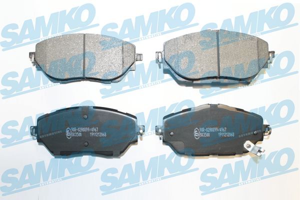 Sada brzdových destiček, kotoučová brzda SAMKO 5SP2068