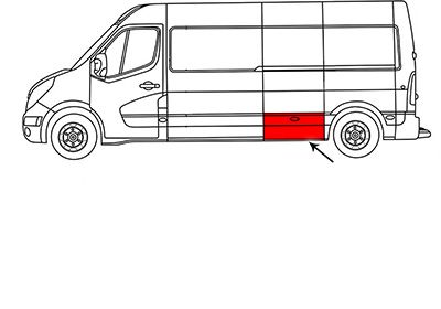 Ściana boczna VAN WEZEL 4399111