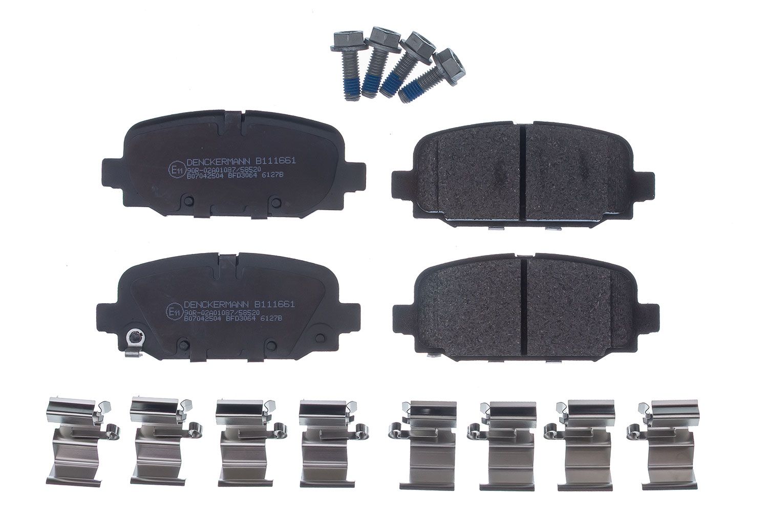 set placute frana,frana disc DENCKERMANN B111661