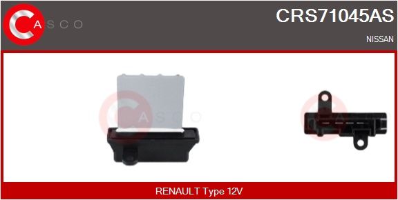Odpor, vnitřní tlakový ventilátor CASCO CRS71045AS