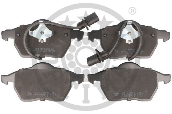 Zestaw klocków hamulcowych, hamulce tarczowe OPTIMAL 12076