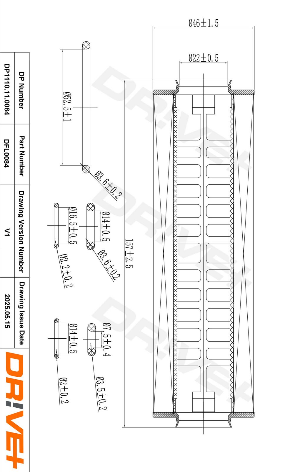 Filtru ulei Dr!ve+ DP1110.11.0084