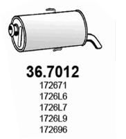 Tłumik końcowy ASSO 36.7012