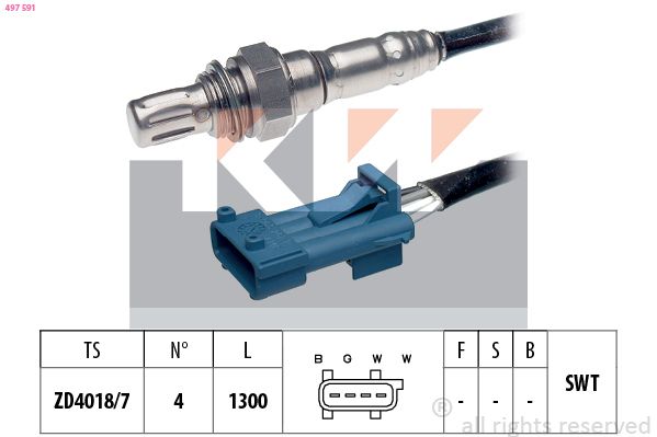 Sonda lambda KW 497 591