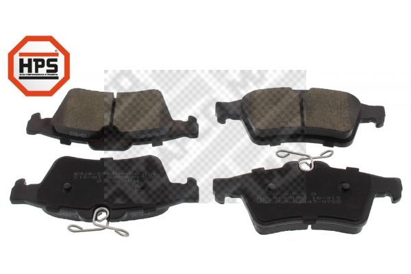 Zestaw klocków hamulcowych, hamulce tarczowe MAPCO 6698HPS