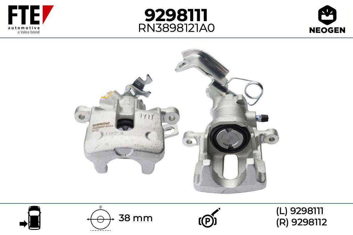 Etrier frana FTE NEOGEN 9298111