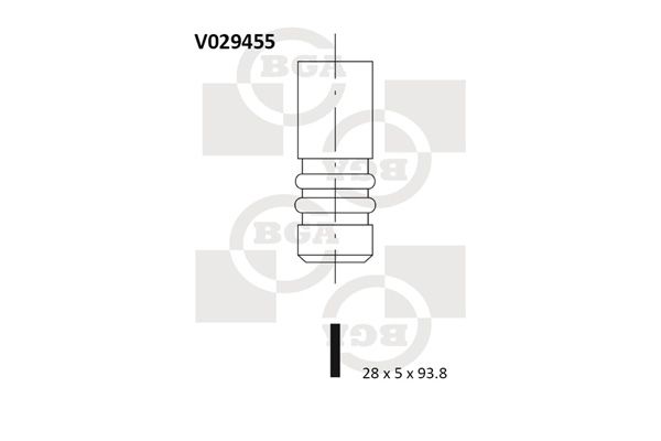 Sací ventil BGA V029455