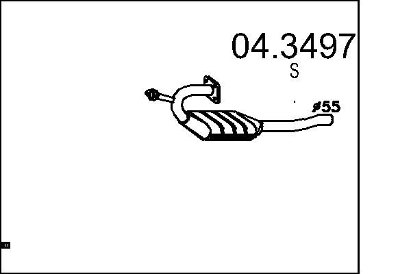 Katalizator MTS 04.3497
